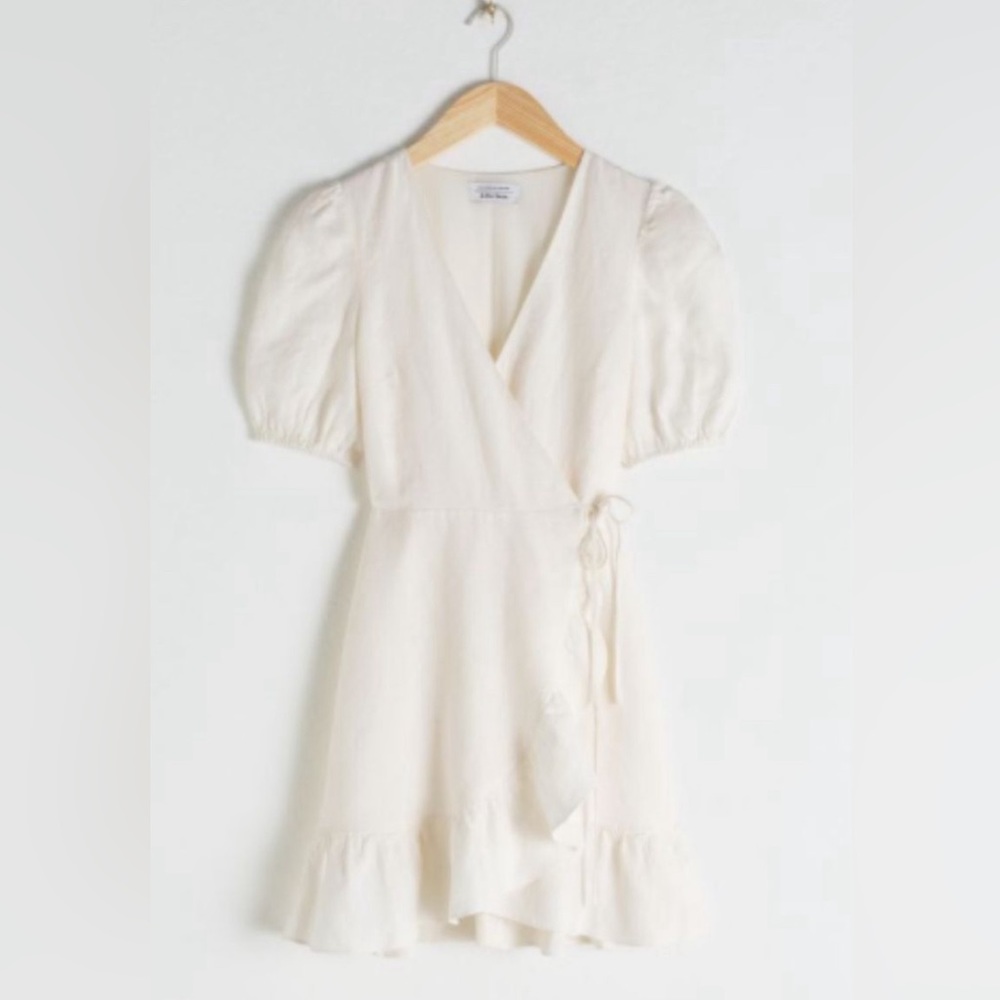 White linen dress - &OtherStories - M